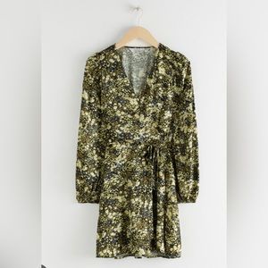 NWT & Other Stories Puff Sleeve Floral Mini Dress